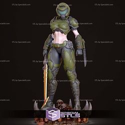 Doomslayer Girl 3D Printer Files