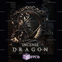Dragon Incense Holder 3D Printer Files