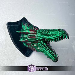 Dragon Head Wall Trophy Game of Throne STL Files