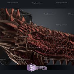 Dragon Head Wall Trophy Game of Throne STL Files