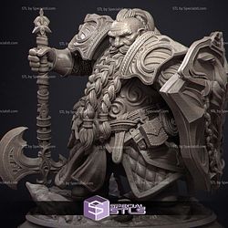 Dwarf Paladin 3D Printer Files