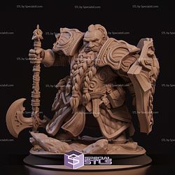 Dwarf Paladin 3D Printer Files