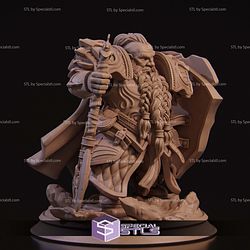 Dwarf Paladin 3D Printer Files