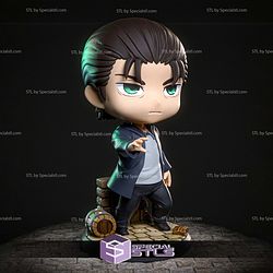 Eren Attack on Titan Chibi 107mm 3D Printer Files