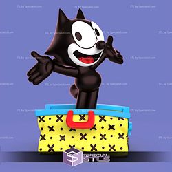 Felix The Cat in the Bag 3D Printer Files