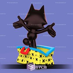 Felix The Cat in the Bag 3D Printer Files