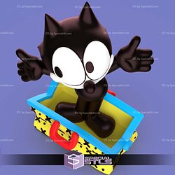Felix The Cat in the Bag 3D Printer Files