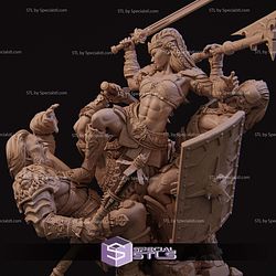 Fight of The Wolf 3D Printer Files