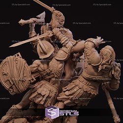 Fight of The Wolf 3D Printer Files