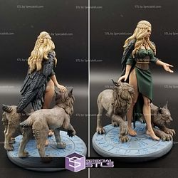 Freya and her lynxes 3D Printer Files