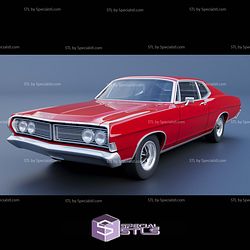 Ford Galaxie 500 Fastback 1968 3D Printer Files