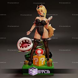 Bowsette Adult and Plant STL Printer Files