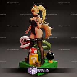 Bowsette Adult and Plant STL Printer Files