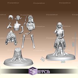 Frieren White Dress 3D Printer Files