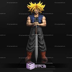 Future Trunks Stand with Sword 3D Printer Files