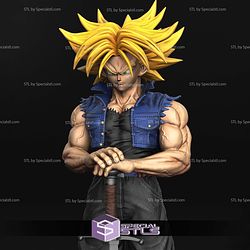 Future Trunks Stand with Sword 3D Printer Files