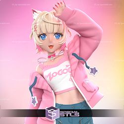 Fuwamoco Hololive Vtuber 3D Printer Files