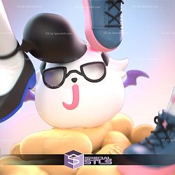 Fuwamoco Hololive Vtuber 3D Printer Files