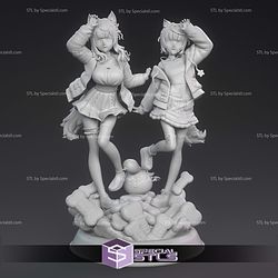 Fuwamoco Hololive Vtuber 3D Printer Files