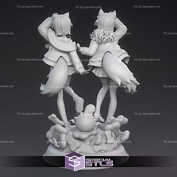 Fuwamoco Hololive Vtuber 3D Printer Files
