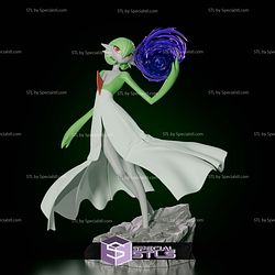 Gardevoir Pokemon Rock Base 3D Printer Files