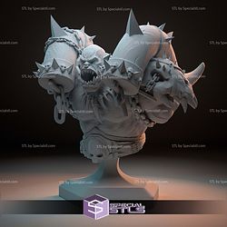 Garrosh Broken Bust 3D Printer Files
