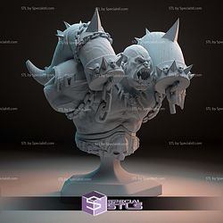 Garrosh Broken Bust 3D Printer Files