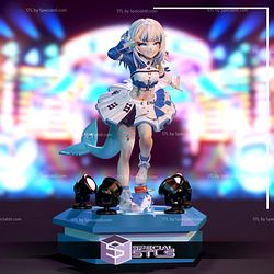 Gawr Gura 6th Fes Idol Outfit 3D Printer Files
