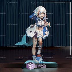 Gawr Gura 6th Fes Idol Outfit 3D Printer Files