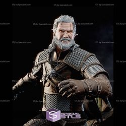 Geralt Angry Battle 3D Printer Files