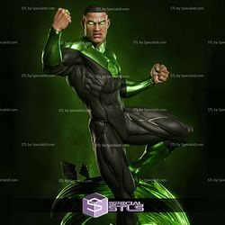 Green Lantern John Stewart Flying 3D Printer Files