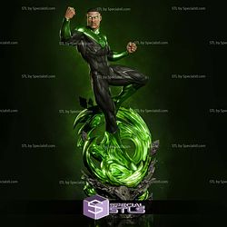Green Lantern John Stewart Flying 3D Printer Files