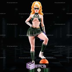 Green Lantern Woman Cheerleader Edition 3D Printer Files