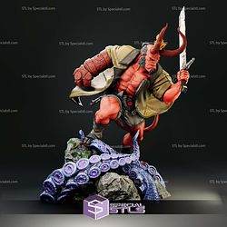 Hellboy Various Weapon Octopus Base 3D Printer Files