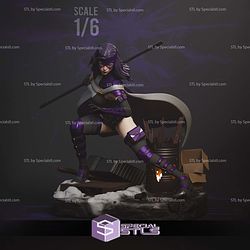 Huntress Action Pose 1-6 3D Printer Files
