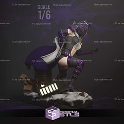 Huntress Action Pose 1-6 3D Printer Files
