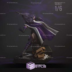 Huntress Action Pose 1-6 3D Printer Files