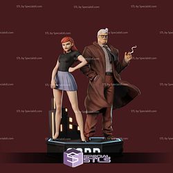 James Gordon Barbara Batgirl Animated Series 3D Printer Files
