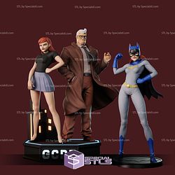 James Gordon Barbara Batgirl Animated Series 3D Printer Files