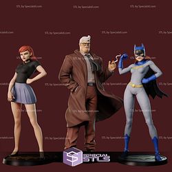 James Gordon Barbara Batgirl Animated Series 3D Printer Files