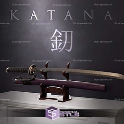 Katana with Stand 3D Printer Files