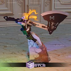 Kikoru Shinomiya Kaiju Action Pose 3D Printer Files