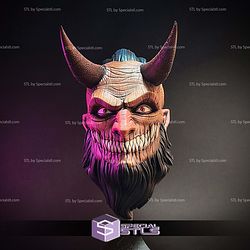 Krampus Wall Mask 3D Printer Files