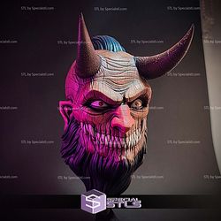 Krampus Wall Mask 3D Printer Files