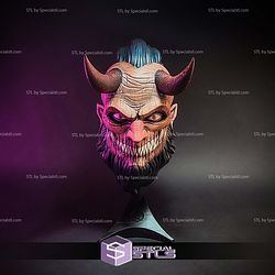 Krampus Wall Mask 3D Printer Files