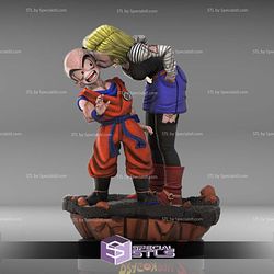 Krillin and Android 18 3D Printer Files
