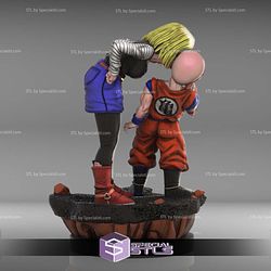 Krillin and Android 18 3D Printer Files