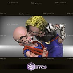 Krillin and Android 18 3D Printer Files