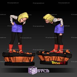 Krillin and Android 18 3D Printer Files