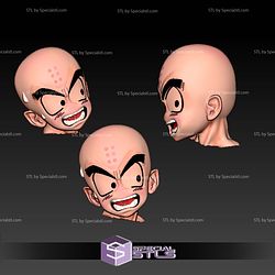 Krillin and Android 18 3D Printer Files